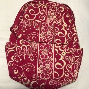 Vera Bradley pink and white bag